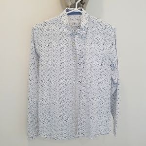 Small Zara Dress Shirt Floral Print